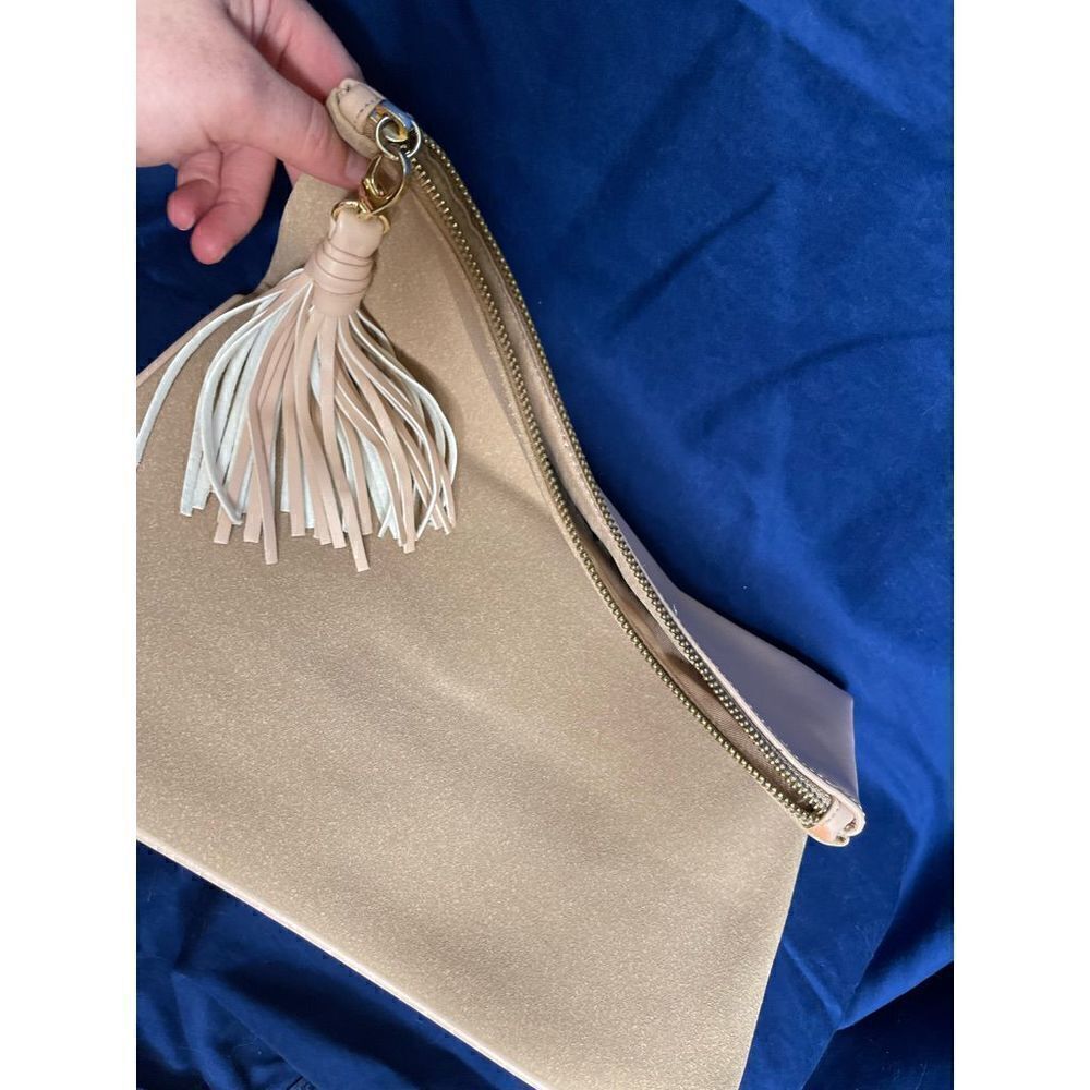 Who What Wear Beige & Pink Clutch - Picture 4 of 6